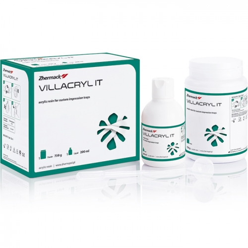 Villacryl IT (750гр+200мл) самоотверждаемая пластмасса для ложек, Zhermack