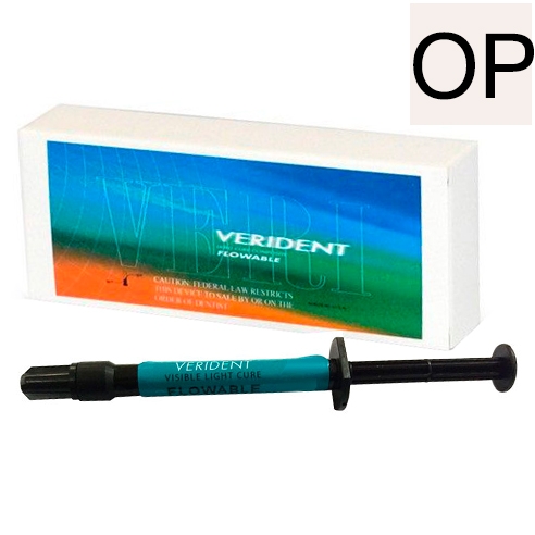 картинка VeriDent Flowable цвет OP, шприц (2гр.), жидкотекучий композит светового отверждения от магазина Одежда+