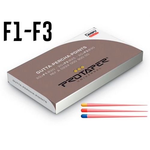Gutta-Percha Points Protaper Universal F1-F3 -  штифты гуттаперчевые, 60 шт,  Maillefer