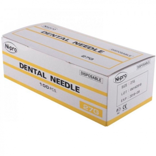 Иглы карпульные  Ni-Pro 30ммх27G (Корея), 100шт.