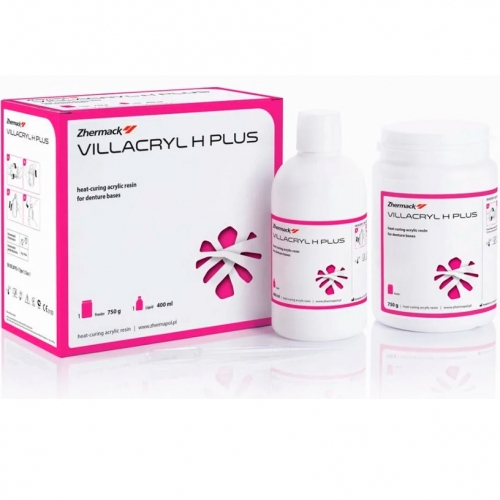 Villacryl H Plus (750гр+400мл) базисная пластмасса, цвет V4, Zhermack