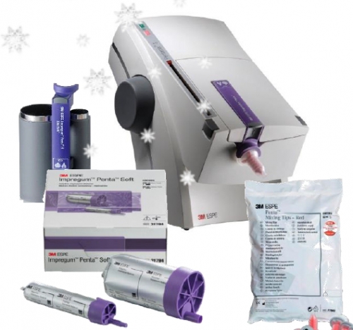 Спецпредложение: Аппарат Pentamix 3+ (Impregum Penta Soft,уп.+Металлизирован. картридж+Смес.насадки 
