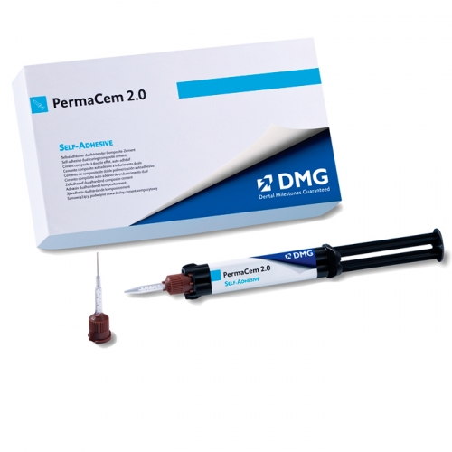 Permacem 2.0 Smartmix (1 шприц х 9гр +15 нас.) постоянный самоадгезивный цемент двойного отверждения