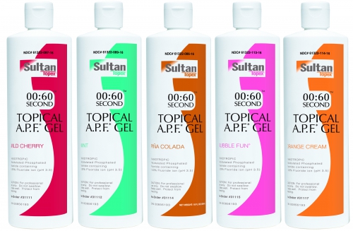 Topex 60 second fluoride Gel Cherri - фторсодержащий аппликационный гель со вкусом  Вишни  480 мл, 3