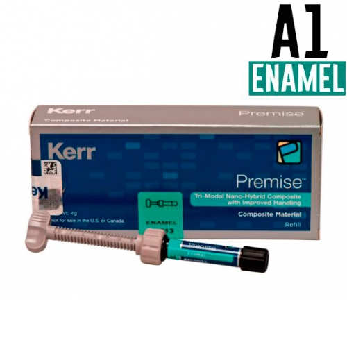 Premise Enamel A1, шприц (4гр.), наногибридный композитный материал, Kerr