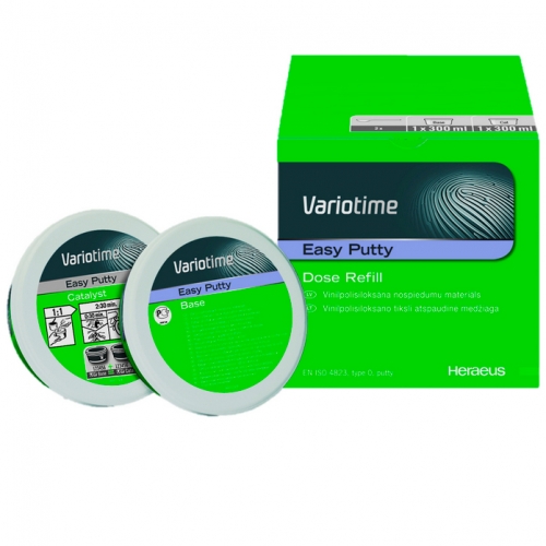 Variotime Easy Putty-базовый слой (300мл база х 300 мл) материал оттискной ортопедический 