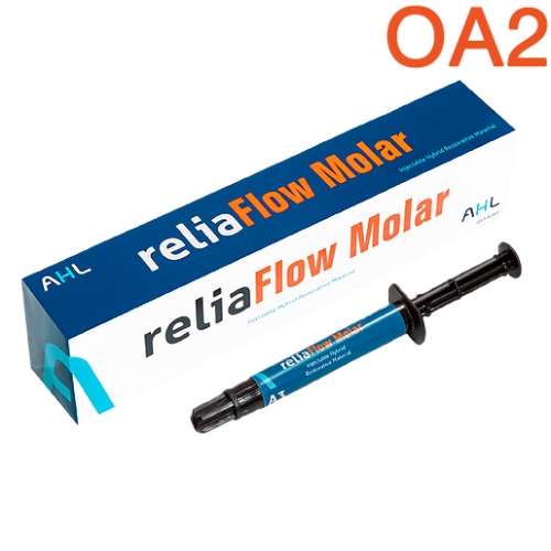 reliaFlow Molar цв. OA2 шприц 2г, наконечники-текучий композит низкой текучести, AHL