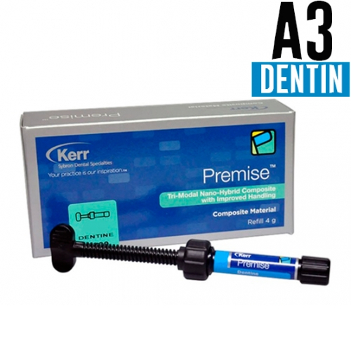 Premise Dentin A3, шприц (4гр.), наногибридный композитный материал, Kerr