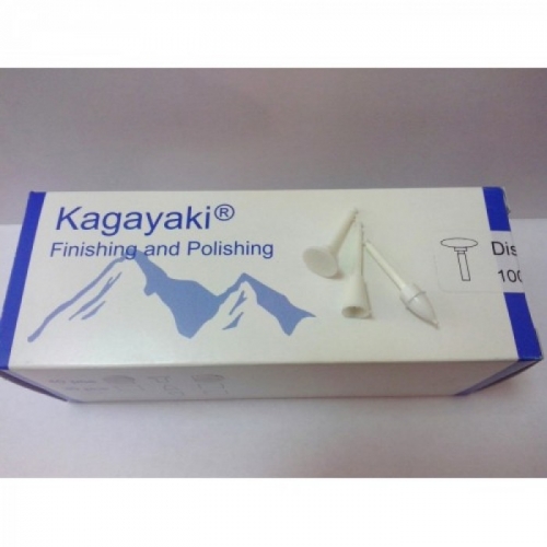 Полиры Kagayaki Enforce Pin 40шт.-Чашка белая грубая уретановая