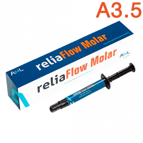 reliaFlow Molar цв. A3,5 шприц 2г, наконечники-текучий композит низкой текучести, AHL