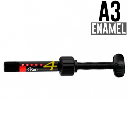 Point 4 Enamel A3, шприц (4гр), микрогибридный композит Kerr
