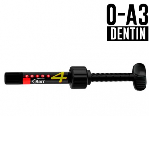 Point 4 Dentin O-A3, шприц (4гр), микрогибридный композит Kerr