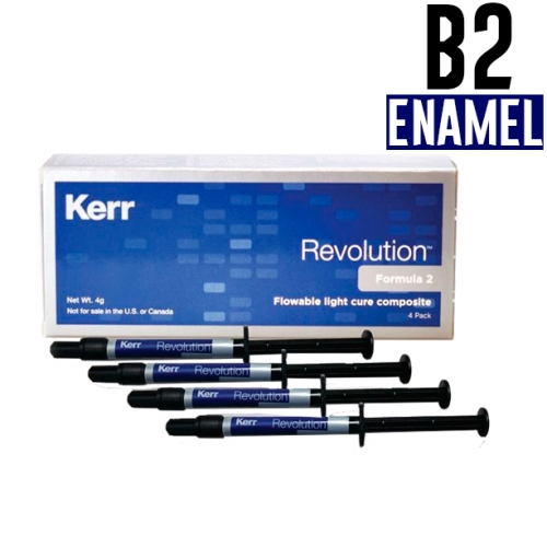 Revolution Formula 2, Эмаль B2, (4 шприца по 1гр + 20 насадок), жидкий композитный материал, 29499, 