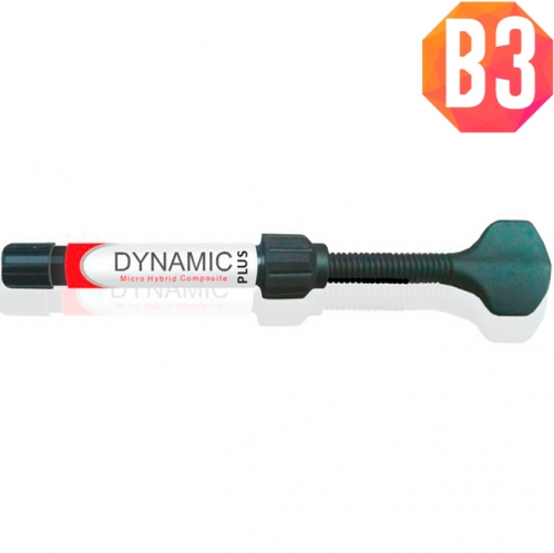 Dynamic Plus B3, шприц (4гр), микрогибридный композит President Dental Germany