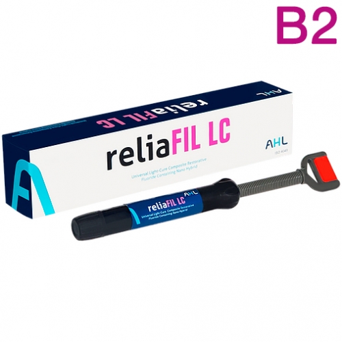 reliaFIL LC цв. B2 шприц 4г-наногибридный светоотверждаемый композит, AHL