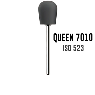 Резинка Kenda Queen 7010 на прямой наконечник ISO 523, средняя абразивность, черная - 1шт.
