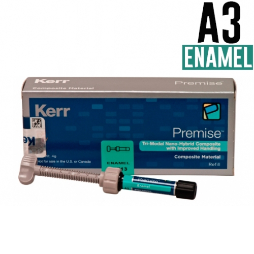 Premise Enamel A3, шприц (4гр.), наногибридный композитный материал, Kerr