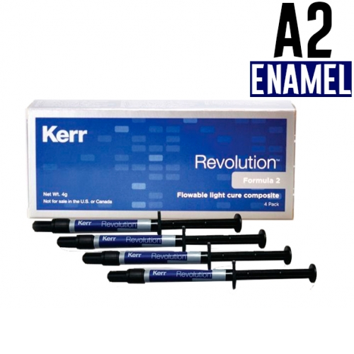 Revolution Formula 2, Эмаль A2 (4 шприца по 1гр + 20 насадок), жидкий композитный материал, 29494, K