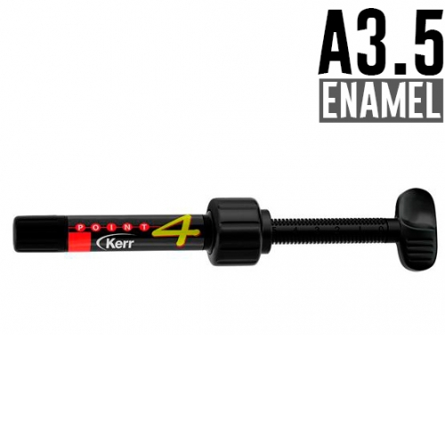 Point 4 Enamel A3,5 шприц (4гр), микрогибридный композит Kerr