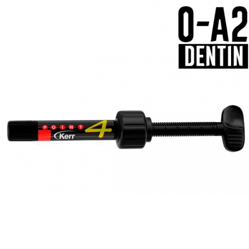 Point 4 Dentin O-A2, шприц (4гр), микрогибридный композит Kerr